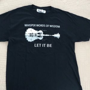 Beatles large black t-shirt “let it be”